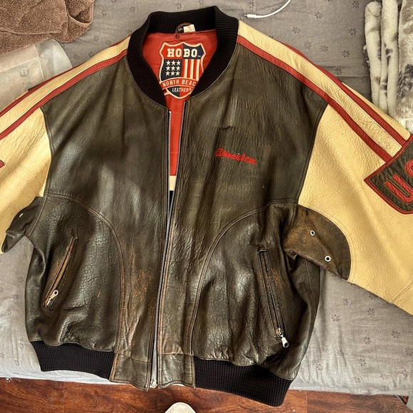 Vintage leather jacket